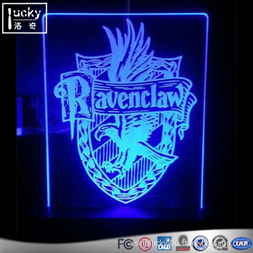 Acrylic Engraved Lighted LED Edge Lit Sign, Edge Lit Acrylic Sign